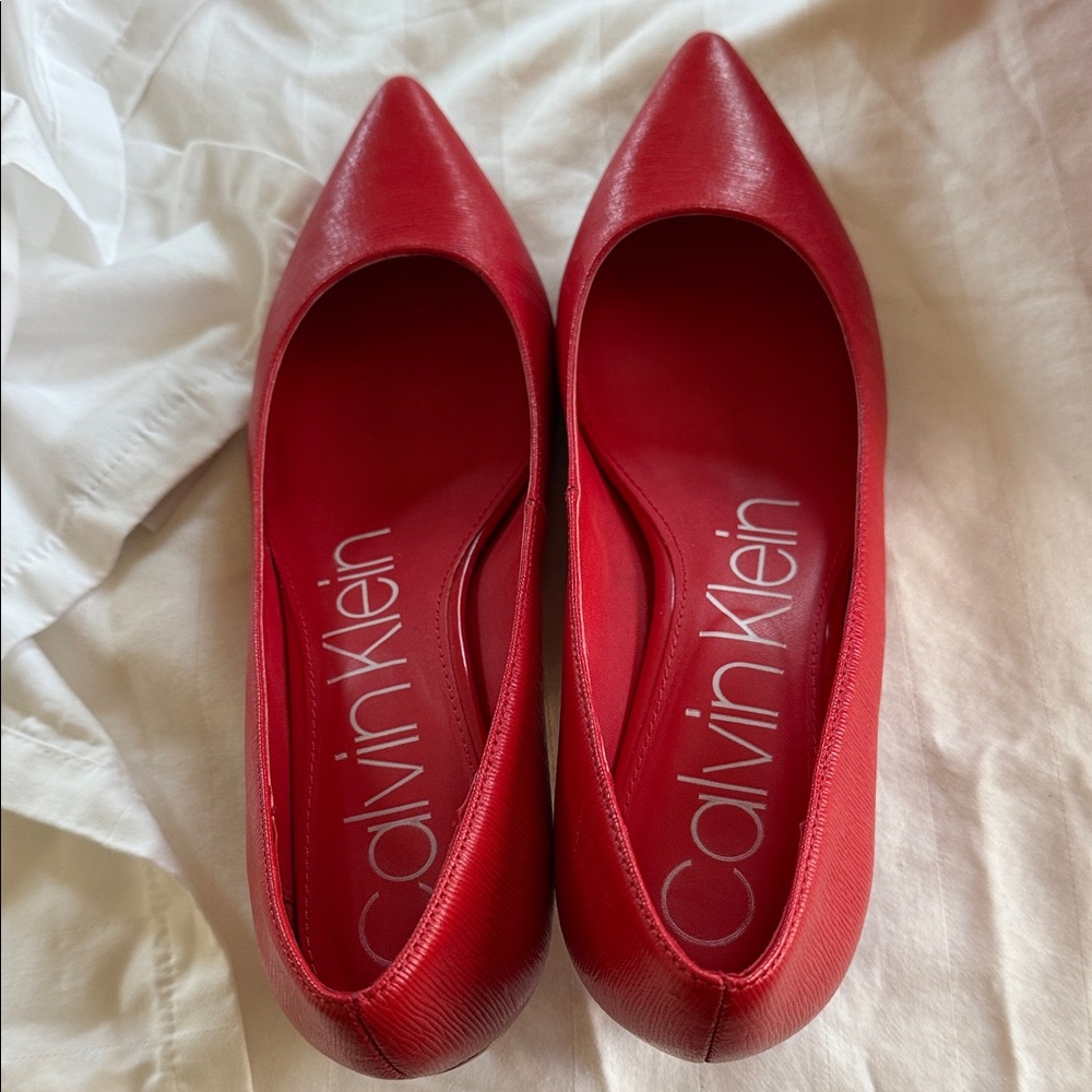 Calvin Klein Bold Red Women's Flats